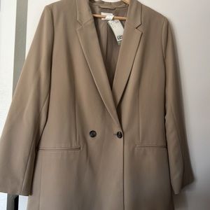 Khaki/Taupe oversize blazer